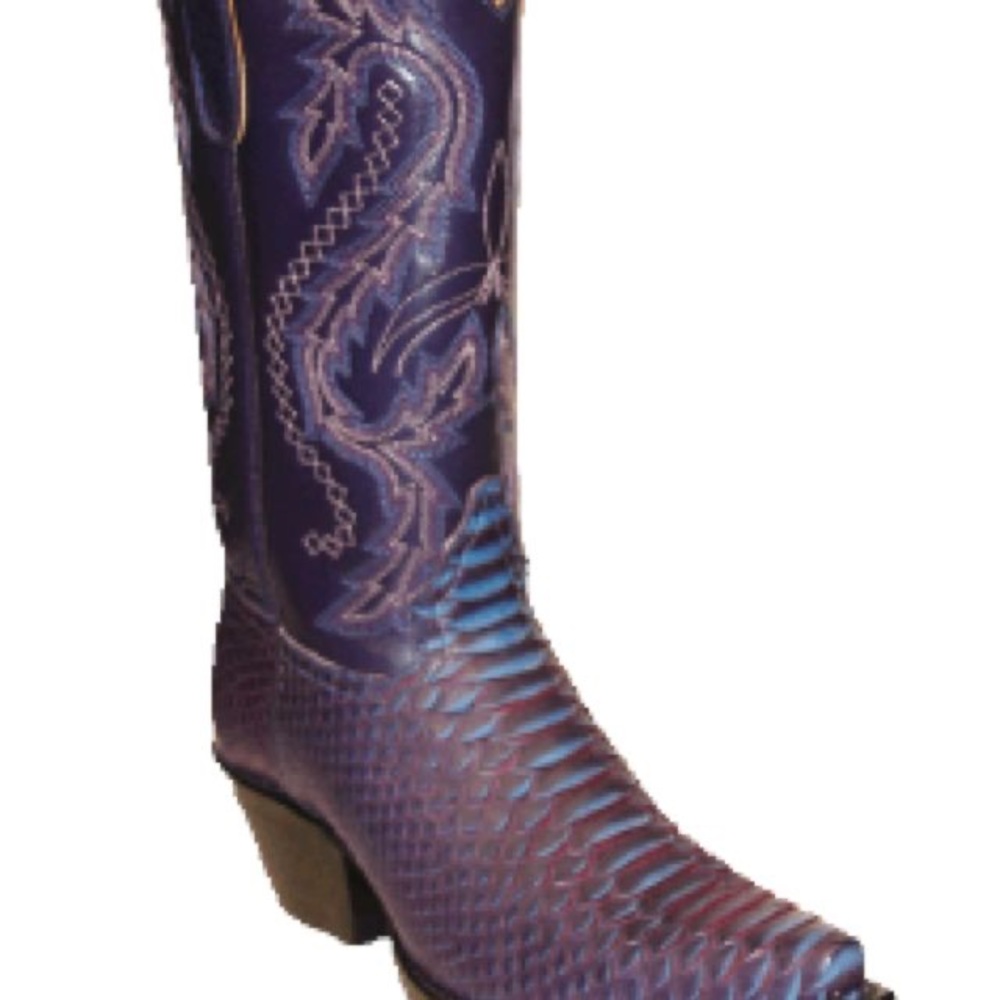 ISO Purple Python Lucchese boots - 7/7.5